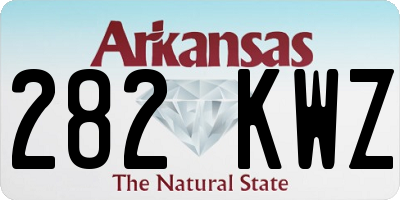 AR license plate 282KWZ