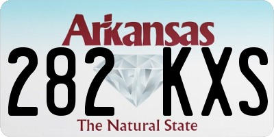 AR license plate 282KXS