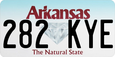 AR license plate 282KYE