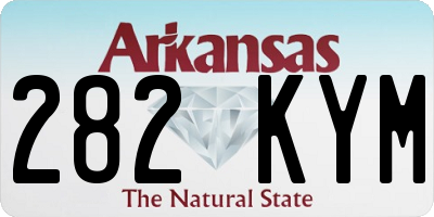 AR license plate 282KYM