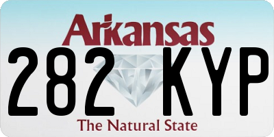 AR license plate 282KYP