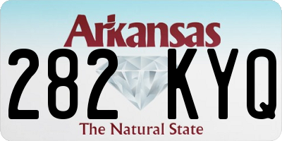 AR license plate 282KYQ
