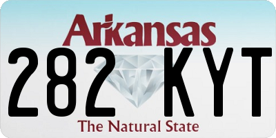 AR license plate 282KYT