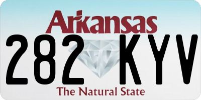 AR license plate 282KYV
