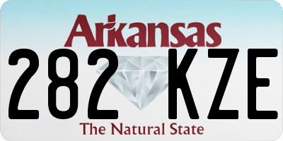 AR license plate 282KZE