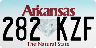 AR license plate 282KZF
