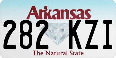 AR license plate 282KZI