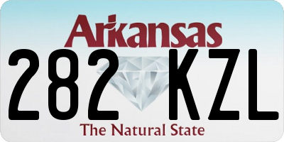 AR license plate 282KZL