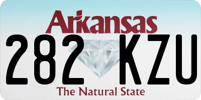 AR license plate 282KZU