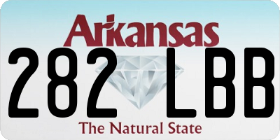 AR license plate 282LBB