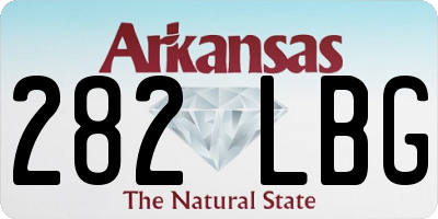AR license plate 282LBG