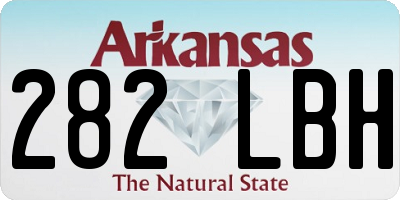 AR license plate 282LBH