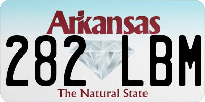 AR license plate 282LBM