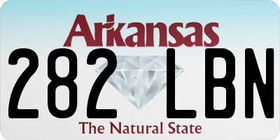 AR license plate 282LBN