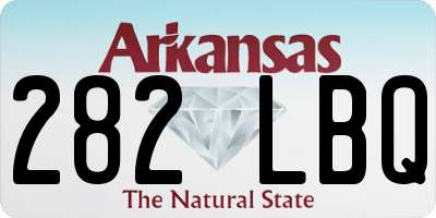 AR license plate 282LBQ