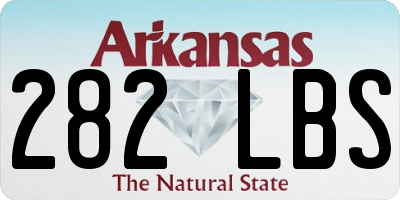 AR license plate 282LBS
