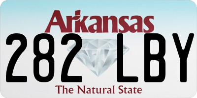 AR license plate 282LBY