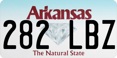 AR license plate 282LBZ
