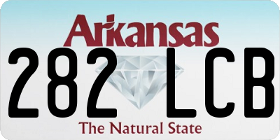 AR license plate 282LCB