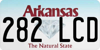 AR license plate 282LCD