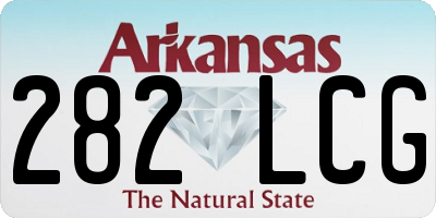AR license plate 282LCG