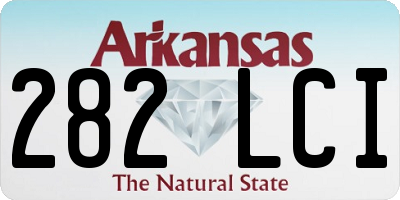 AR license plate 282LCI
