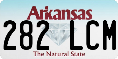 AR license plate 282LCM