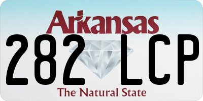 AR license plate 282LCP