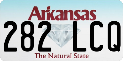 AR license plate 282LCQ