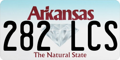 AR license plate 282LCS