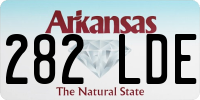 AR license plate 282LDE