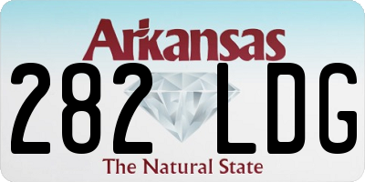 AR license plate 282LDG