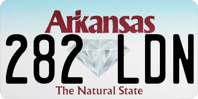 AR license plate 282LDN