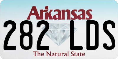 AR license plate 282LDS