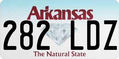 AR license plate 282LDZ