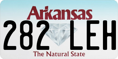 AR license plate 282LEH