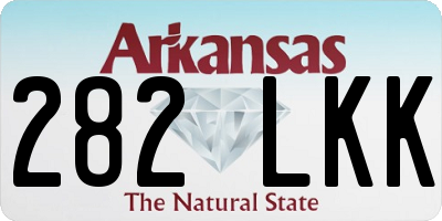 AR license plate 282LKK
