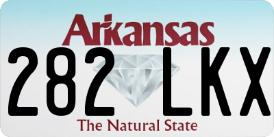 AR license plate 282LKX