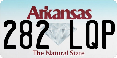 AR license plate 282LQP