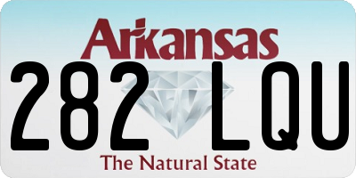 AR license plate 282LQU