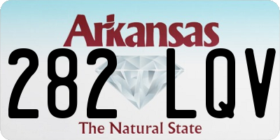 AR license plate 282LQV