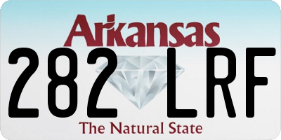 AR license plate 282LRF