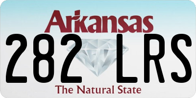 AR license plate 282LRS