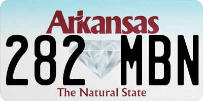 AR license plate 282MBN