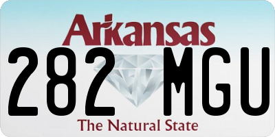 AR license plate 282MGU