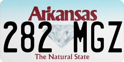 AR license plate 282MGZ