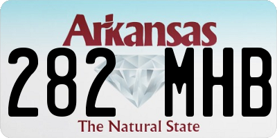 AR license plate 282MHB