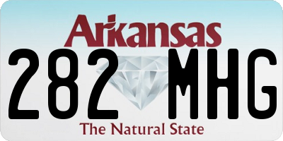 AR license plate 282MHG