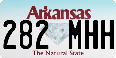 AR license plate 282MHH