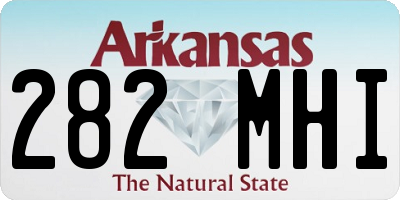 AR license plate 282MHI